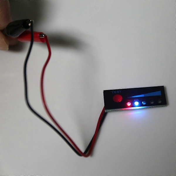 LCD Display Batteri Monitor Kapacitetsmätare Nivåindikator 1S 2S 3S 4S 12V