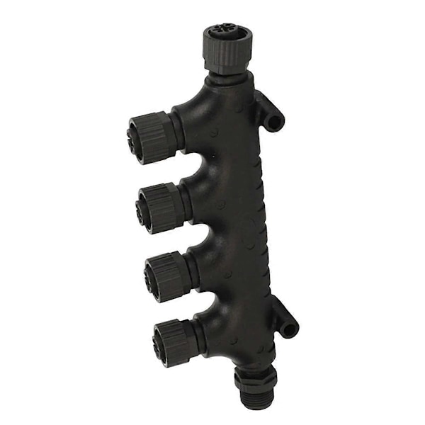 NMEA2000 6-porttinen 5-nastainen M12-kierre IP67 Vedenpitävä NMEA 2000