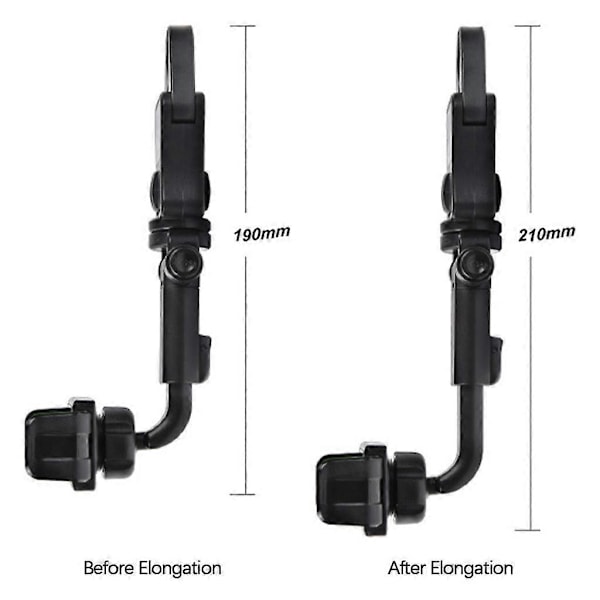 Biltelefonholder 360 Grader Rotert for Bil Auto - , 4.72x1.89x4.25 tommer