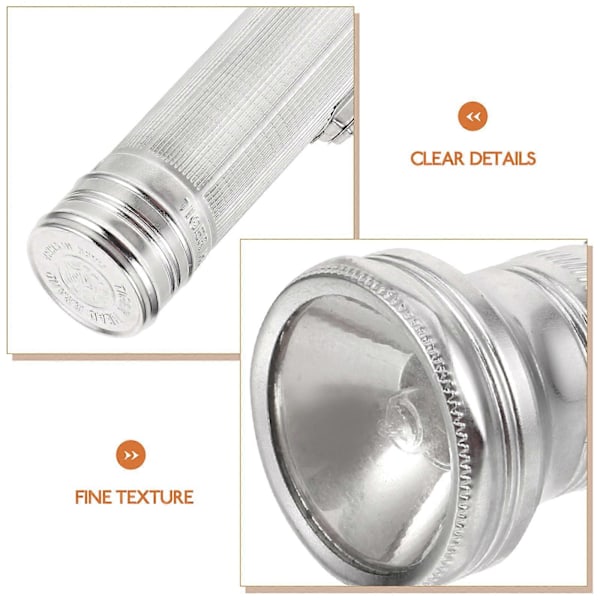 Metallficklampa Utomhusficklampa Bärbar Ficklampa Gammaldags Ficklampa