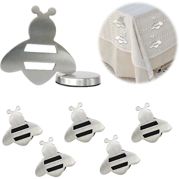 8 st Magnetiska Dukvikter för Utomhusbruk, Bi-formade Utomhusdukvikter, Extra Starka Magneter för Dukar - Bra