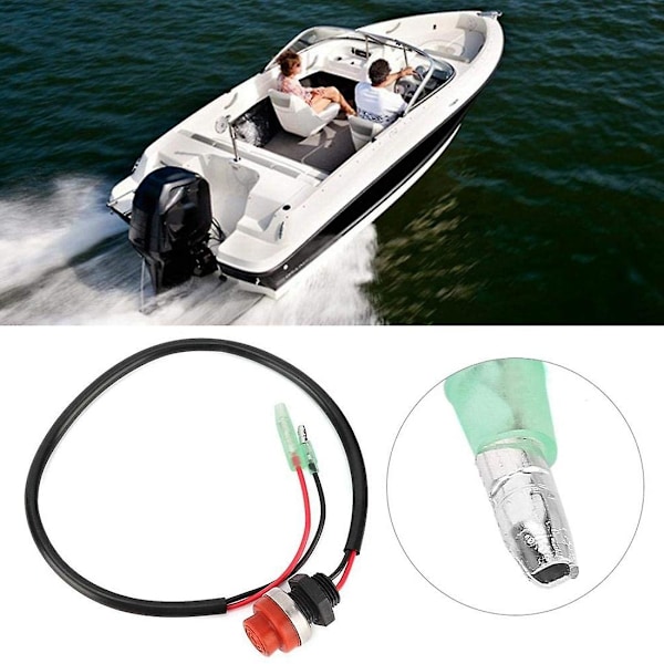 Universal Båtmotor Start/Stopp-knapp Nyckelfri Tryckknapp, Passar Alla Kompatibla