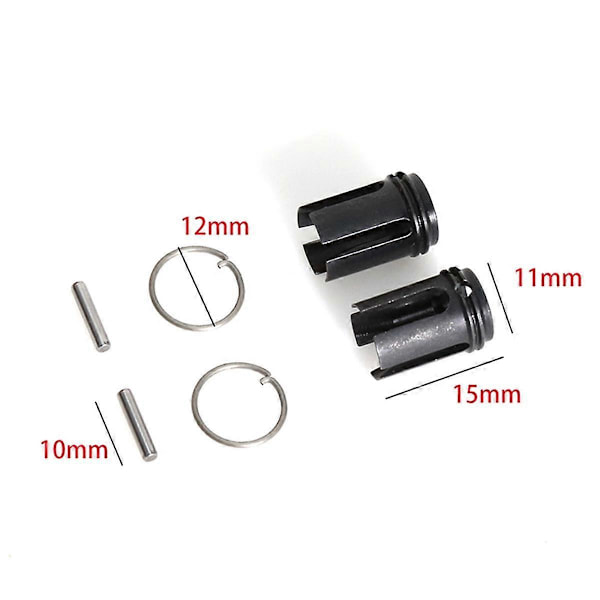 RC Bil Oppgradering Foran Rett Aksling Hylse Aksling Koppsett for 1/10 XV02/XM01/TT02 RC Bil Oppgraderingsdeler