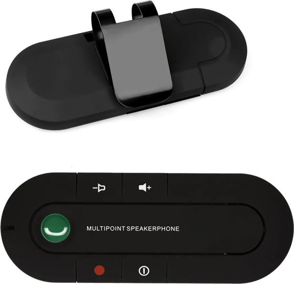 Bluetooth 5.0 Bil Håndfrit Sæt, Volumenkontrol, Bilmusik Håndfrit System, Batteri Håndfrit System