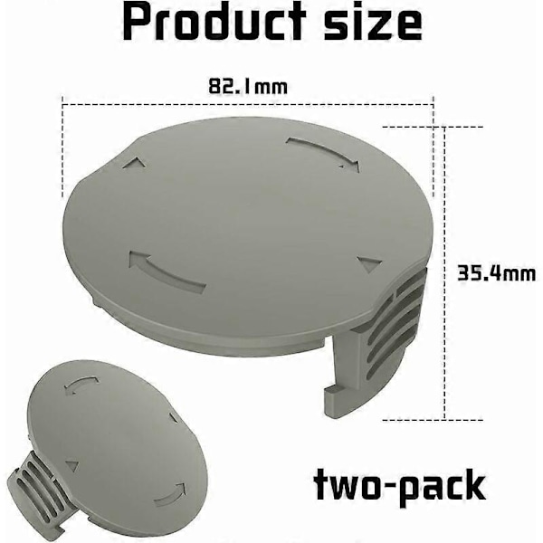 2 stk. Udskiftningsspoledæksel F016F05320 til plæneklipper, kompatibel med Bosch Easygrasscut 23, Easygrasscut 26, Easygrasscut 18, 18-230, 18-260, 18-26
