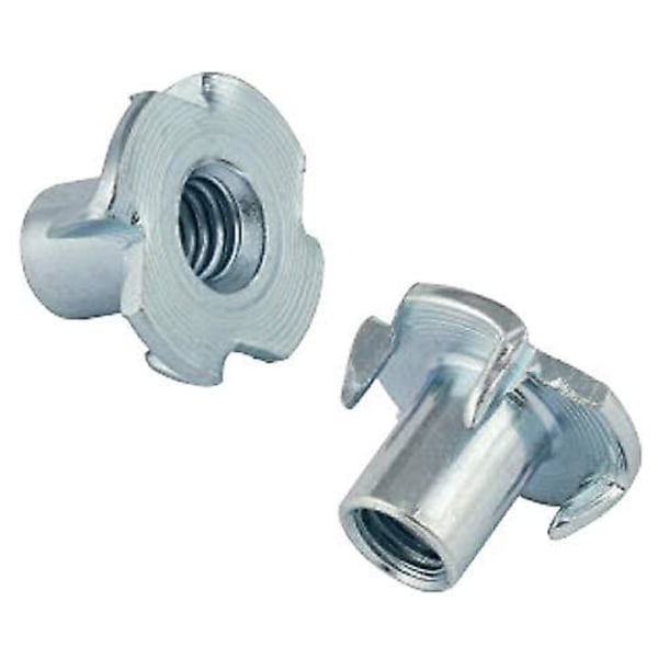 T-mutteri Kynsipähkinä Kuusiomutteri Kytkin M6 X 12 Mm 50 Kappaletta