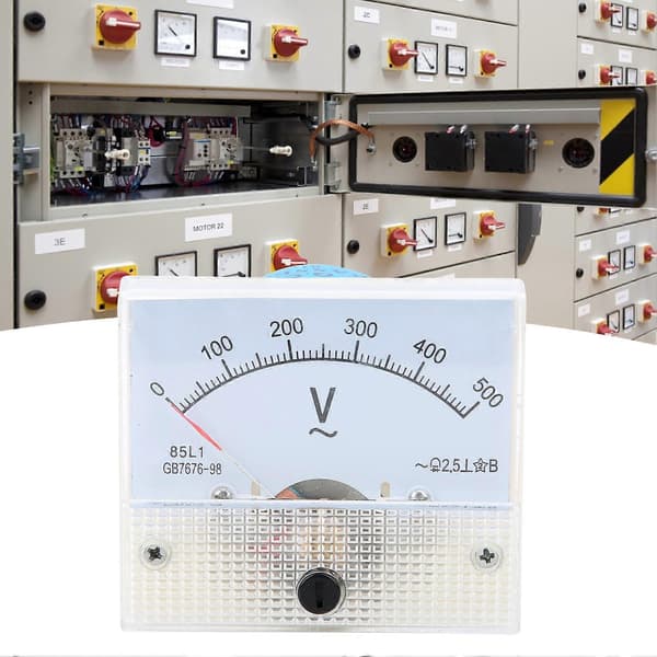 85L1 AC0?500V Pointer AC Voltmeter Header Elektrisk Spenningsmåler Verktøy