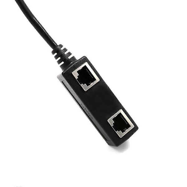1 - 2 liitännän LAN Ethernet -verkkopistokejakaja-adapterit