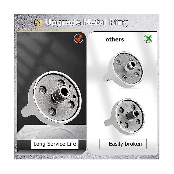 5 st Kontrollknappar Ersättningar för Spisreglage Ersätter Wpw10646805 W10698166 Wpw10594481 Spishäll K
