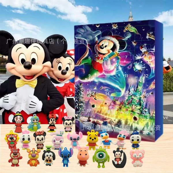 Jule Adventskalender 24 Nedtælling Disney Søde Mickey Ornament [GKS] G