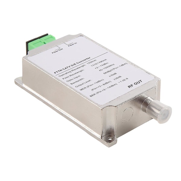 Mini CATV FTTH Vastaanotin Kuituoptinen WDM-solmu RF-muunnin Triplexer Minimode Sisäkäyttöön AGC 1310nm/15