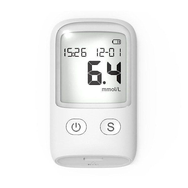 Hæmoglobinmåler Hæmoglobin Tester Hæmoglobin Testkit Glucometer Til Måling af Blodsukker, 50 Teststrimler + 50x Nåle