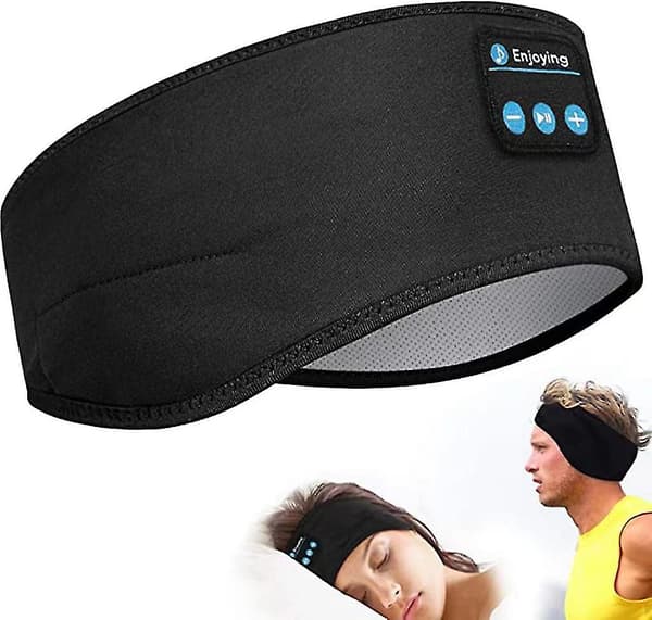Bluetooth Brusreducerande Ultratunn Pannband Sovhörlurar