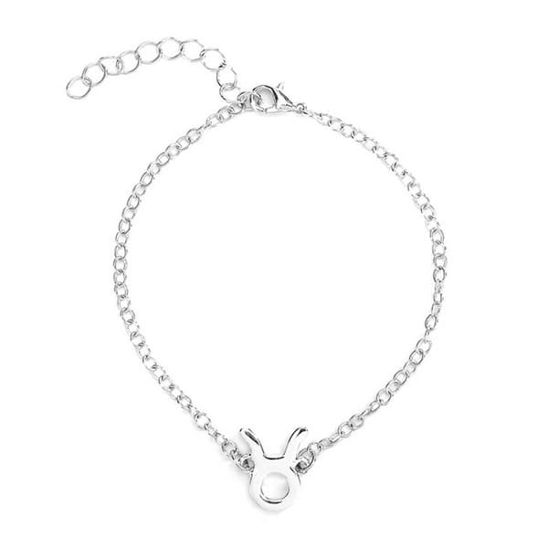 Presentarmband Stjärntecken Oxen Taurus Armband Silver