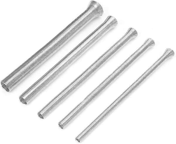 Super Elastisk Stålfjeder Rør - 5 stk 21cm Bøjer Pvc Elektrisk Ledningsbøjer Rørbøjer Fjeder
