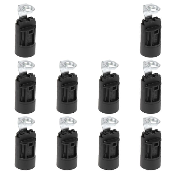 10 stk E14 Beslag Lampeholder LED E14 Lysbase Krystal Lampeholder