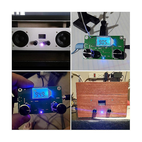 2 st Digital Fm-mottagarmodul, Radiomottagarmodul Digital Stereo Board Lcd-display Dsp Pll