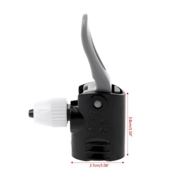 Sykkelpumpe Adapterventil Sykkelpumpe Dyse Slangeadapter Dobbelthode Pumpedeler Luftpumpe