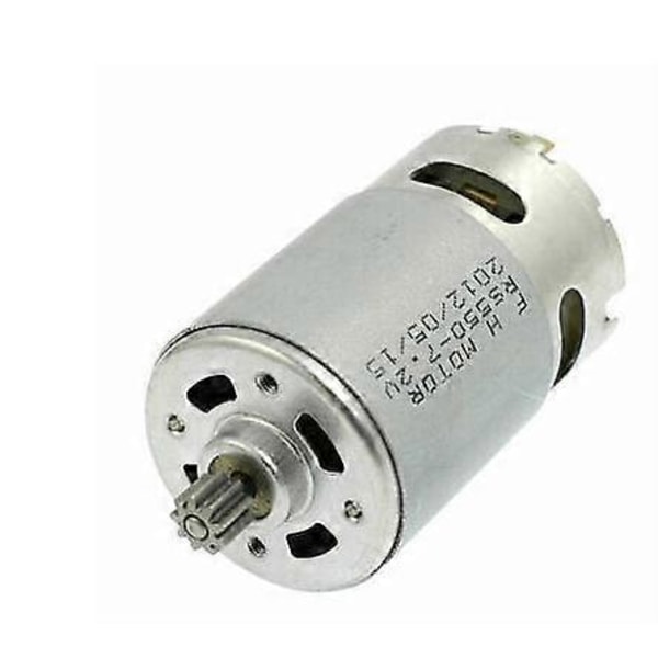 RS550 Motor 17 14 15 11 12 Tänder 9 Tänder 72 96 108 12V 144V 168 18V 21 25V Växel 3mm Axel För Sladdlös Laddningsborr Skruvdragare