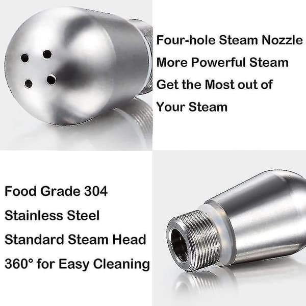Kaffemaskine Damp 3&4 Huls Dyse Rustfrit Stål Til Breville 8