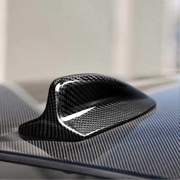 til 3 Serie E90 E92 X1 X5 X3 X6 Bil Antenne Finne Dæk Trim Kulfiber Stil ABS Tilbehør