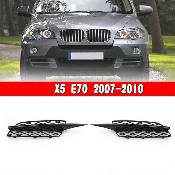 Blank Sort Honningkage Frontkofanger Nedre Grilldæksler Til - X5 E70 2007-2010 51117159593 51117159