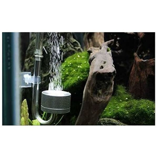 Akvarium Atomizer Diffuser System, Akvarium CO2 Diffuser Koldioxid Vattenväxter för Akvarium Fisk Tank (Silver)