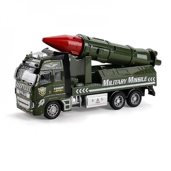 Die-cast Metall Realistisk Militær Missil Lastebil Leke