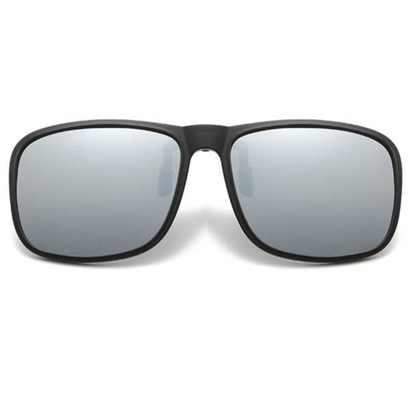 Sammenleggbare solbriller Clip-On Sølv Speilglass