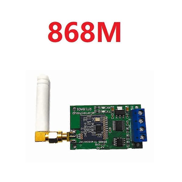 433M Multifunktionelt Trådløst RS485 Bus Seriel Port UART Transceiver Modul med Antenne til PTZ Kamera PLC Modbus RTU