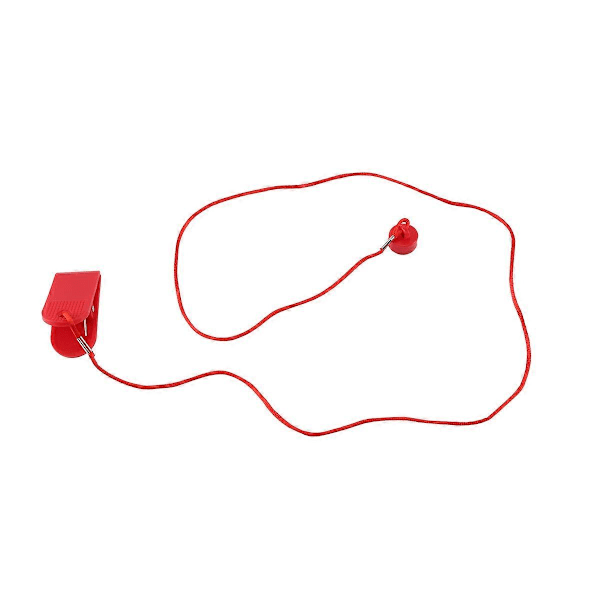 Säkerhetsnyckel för löpband, magnetiskt lås, fitness, röd