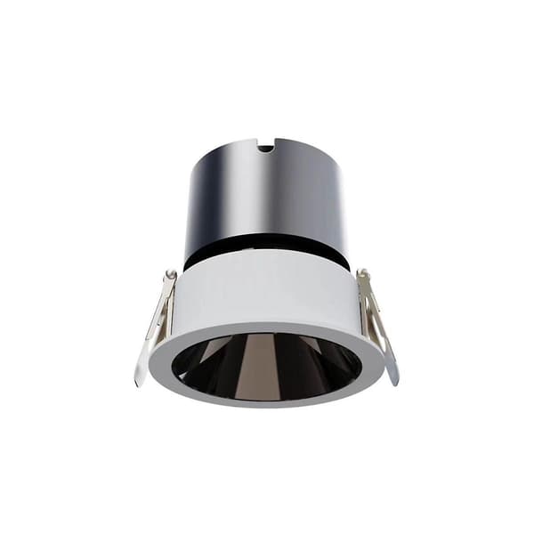 Dimbar LED-spotlight, infälld, 7W, aluminium, matsal, butik, kontor, sovrum