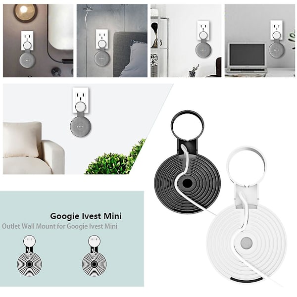 Väggfäste för Google Home Mini Smart Högtalare, Hållbart Stativ för Ljudbox