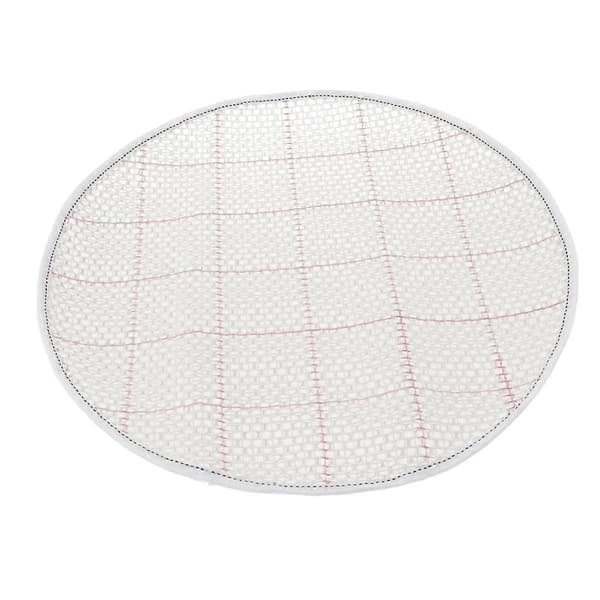 Rund Blank Rug Hooking Mesh Canvas 38cm/15in Vit