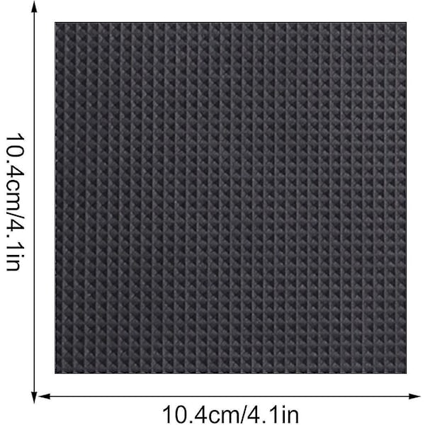 5-pack Snabb Trampolin Patch Reparationssats 4 X 4 Kvadratiska Patcher Kit Med Limborste Skrapa Handskar Och Torka Trampolinmatta Reparationstillbehör För Hål