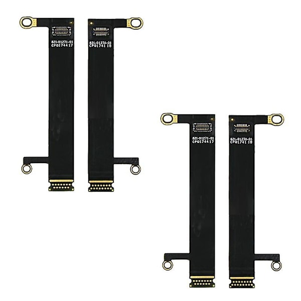 2 Par LCD Frontkamera Baklys Kabel for Pro 13-tommers 15-tommers A1707 A1706 A1708 A1989 821-01228-A/