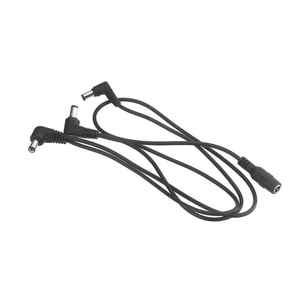 3-vägs elektrod Daisy Chain-kabel koppartråd för gitarr effekter strömförsörjningsadapter Spli