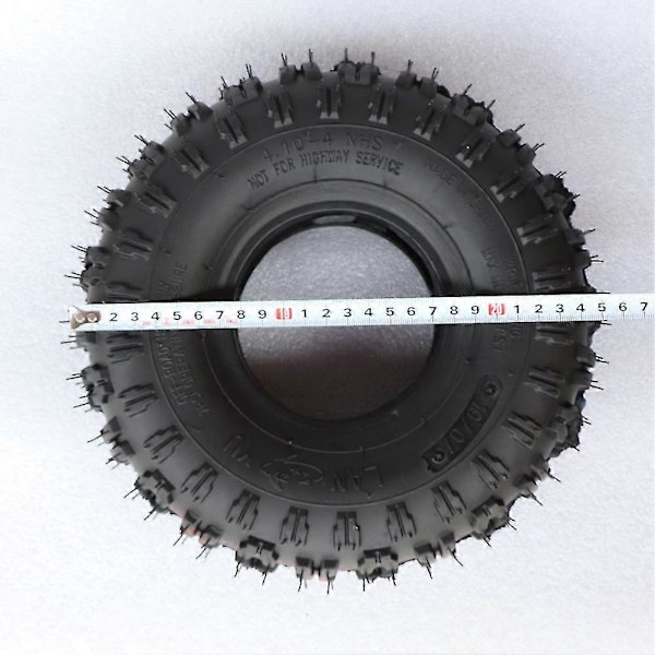 4.10/3.50-4 410/350-4 Atv Quad Go Kart 47cc 49cc Chunky 4.10-4 Däck Innerslang Passar Alla Modeller 3.50-4 4&quot; Däck