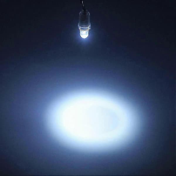10 stk. E10 3v Spot LED Pærer Lamper Kold Hvid 6000k