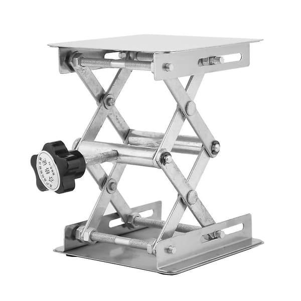 Sakseløfteplatform i rustfrit stål til laboratoriebrug 100x100mm
