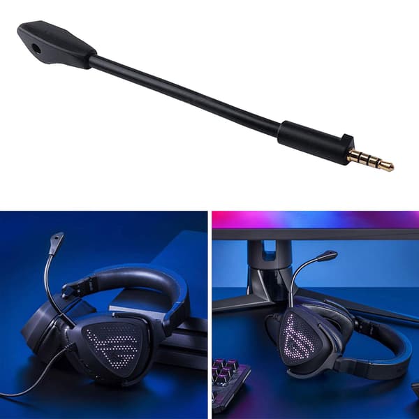 Spillemikrofon 3,5 mm Mikrofonerstatning For Rog For Delta Headset