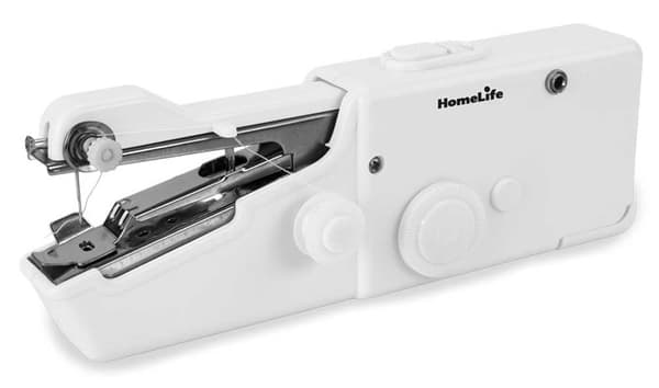 Fast Stitch handheld sewing machine - small, light, portable, battery-powered