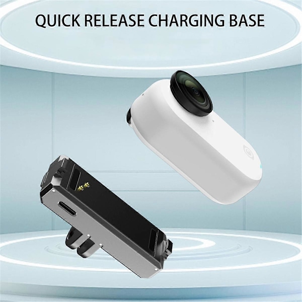 Hurtigudløsningsadapterbeslag til Go 3 Thumb Camera Genopladelig Basebeslag Actionkamera Tilbehør