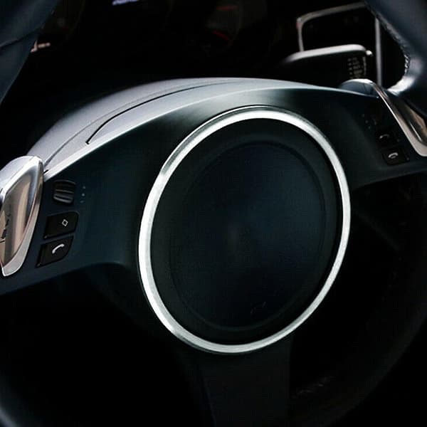 Sølv Ratt Ring Dekor Trim for - 911