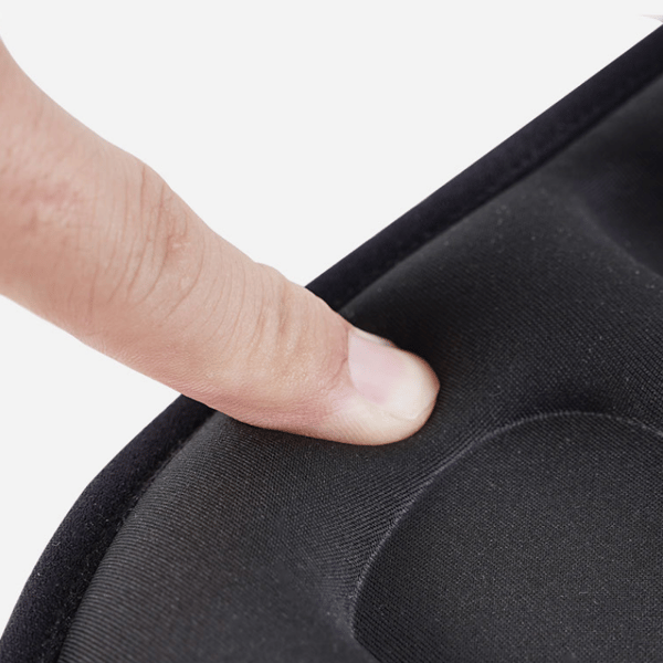 Komfortabel sovemaske med lysblokering og 3D-design Sort