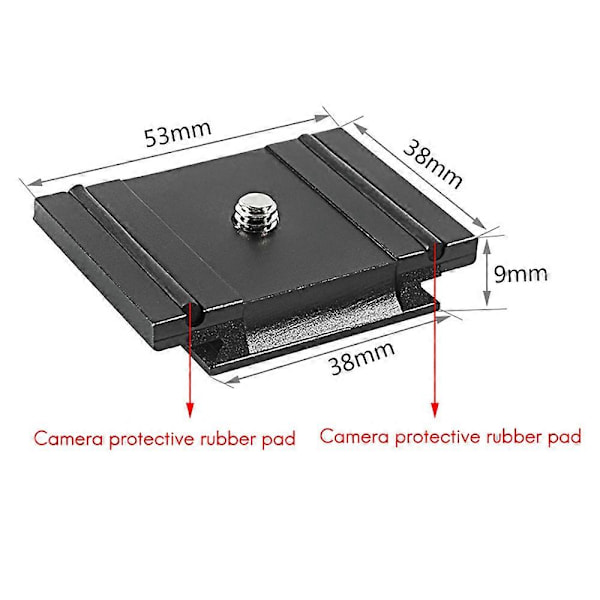 Hurtigutløserplate for MH494-BH / MH496-BH Gimbal DSLR Kamerabur