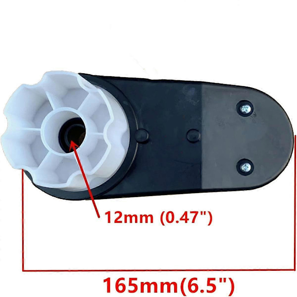 2 stk. Girboks for barnas elbil 12V 390 20000RPM, for drevet hjul elektrisk motor girboks høyhastighets RS390-drift
