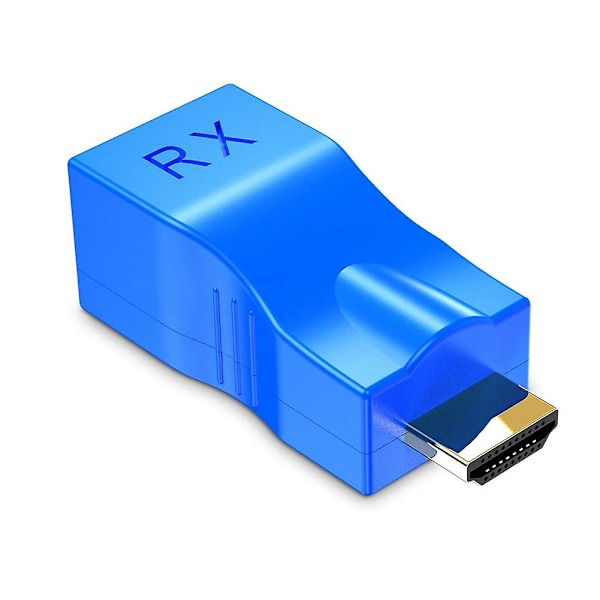 til RJ45 Netværks Repeater 2 STK Extender Transmitter og Receiver Netværk