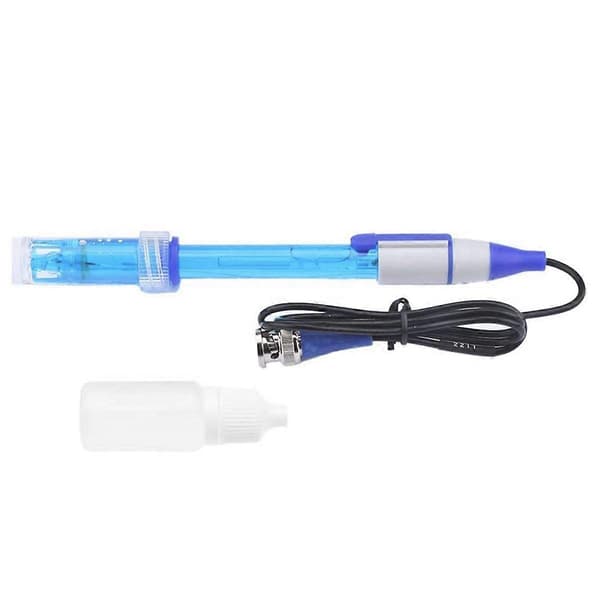 PH-elektrodeprobe, oppladbart, BNC-kontakt, for akvarium PH-kontrollermåler sensor