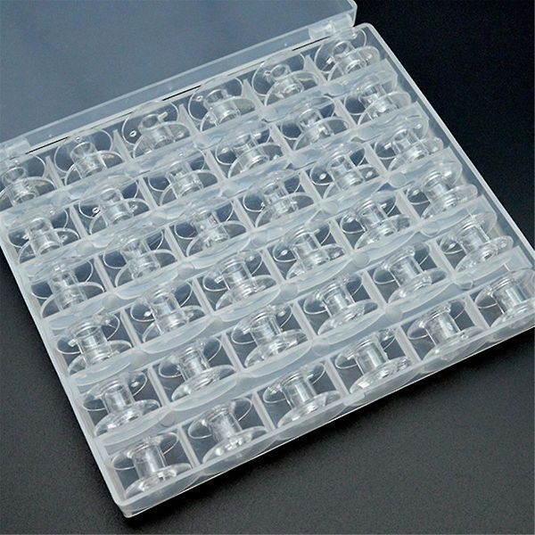 50 stk. symaskinespoler, universelle symaskinespoler, plastik symaskinespoler med opbevaringsboks